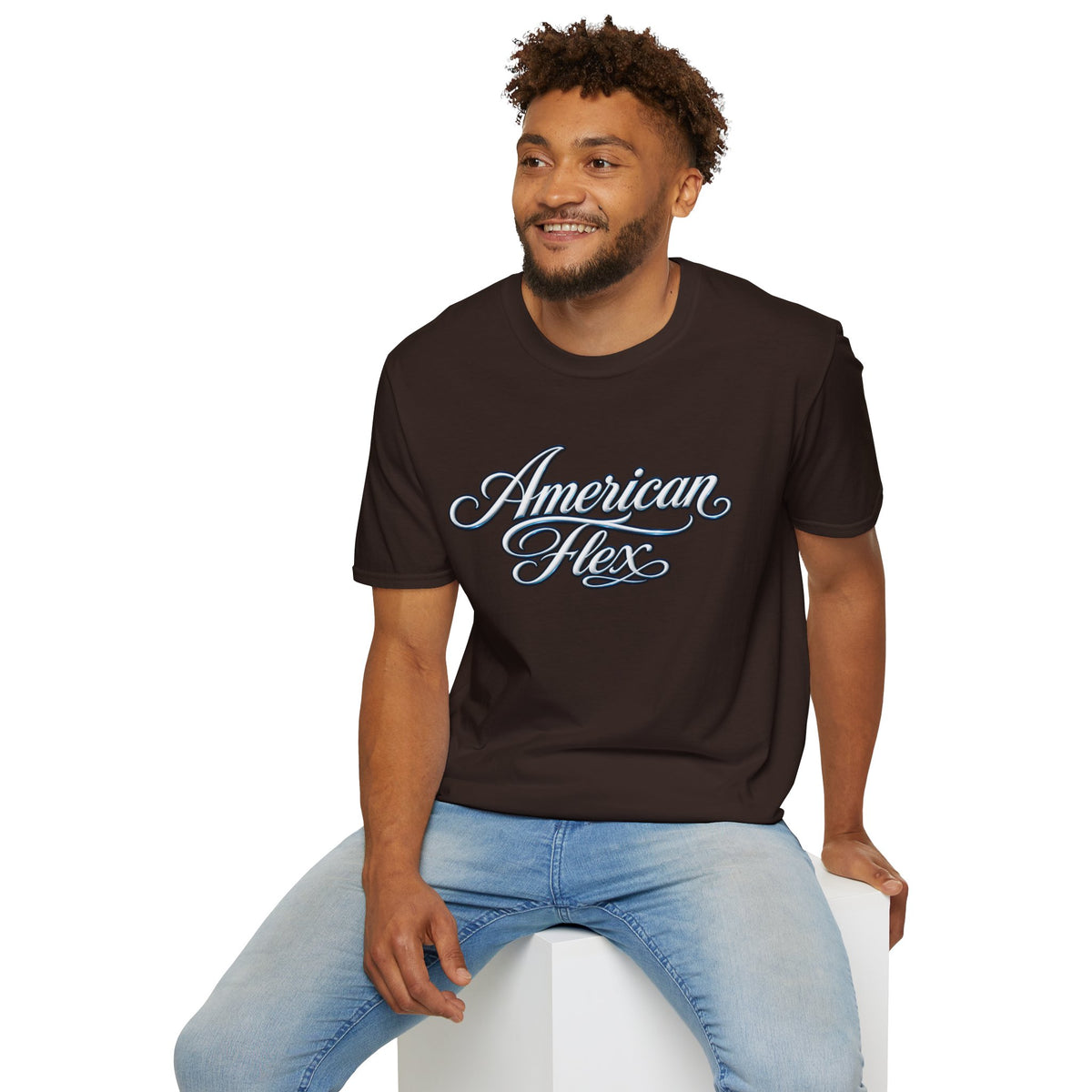 "American Flex" Script T‑Shirt