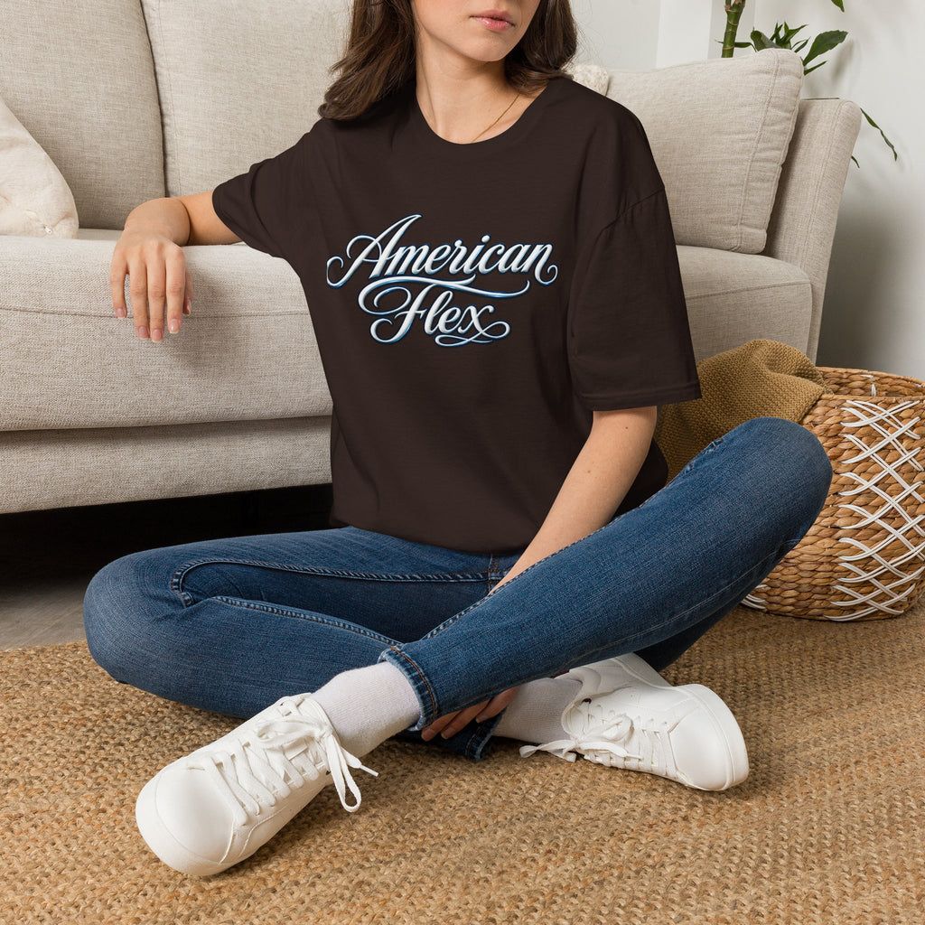 "American Flex" Script T‑Shirt