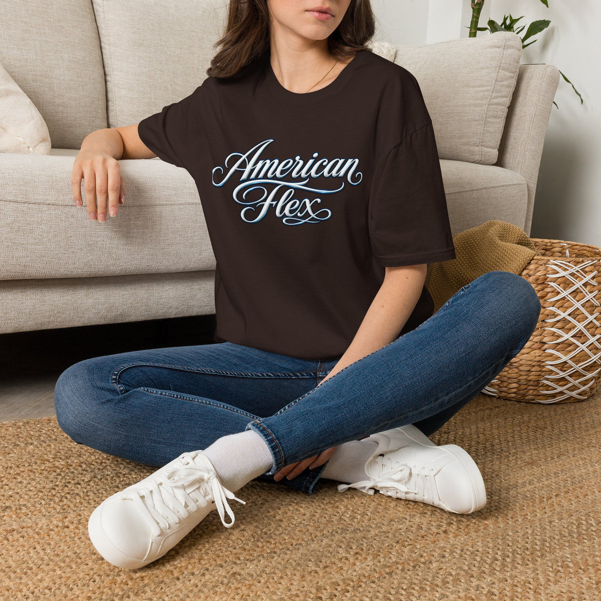 "American Flex" Script T‑Shirt