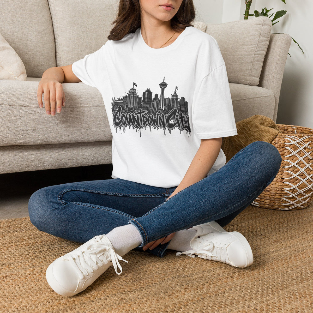 "Countdown City" San Antonio Skyline Graphic Tee