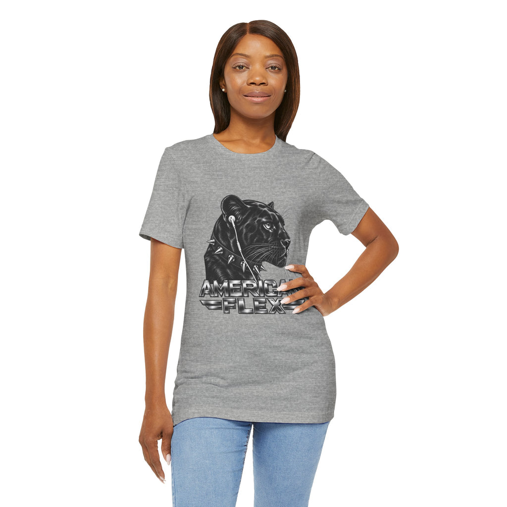 American Flex Panther Tee — Retro Logo Graphic T-Shirt