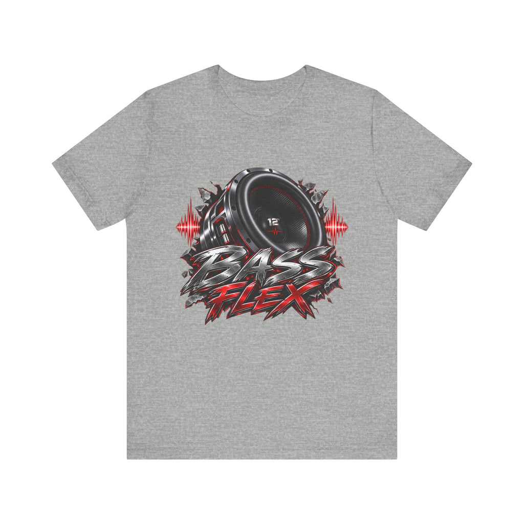 Bass Flex T-Shirt – Car Audio Subwoofer Graphic Tee
