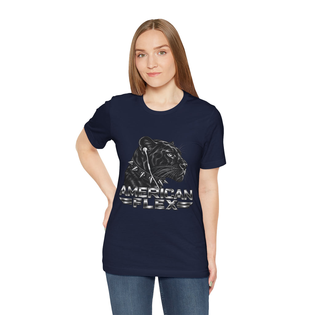 American Flex Panther Tee — Retro Logo Graphic T-Shirt