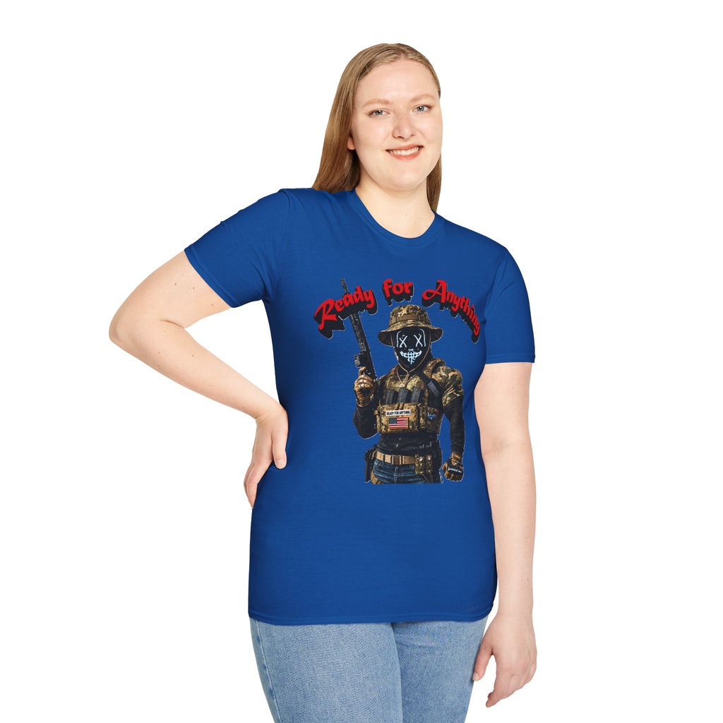 "Ready For Anything" Tactical Soldier Graphic Tee