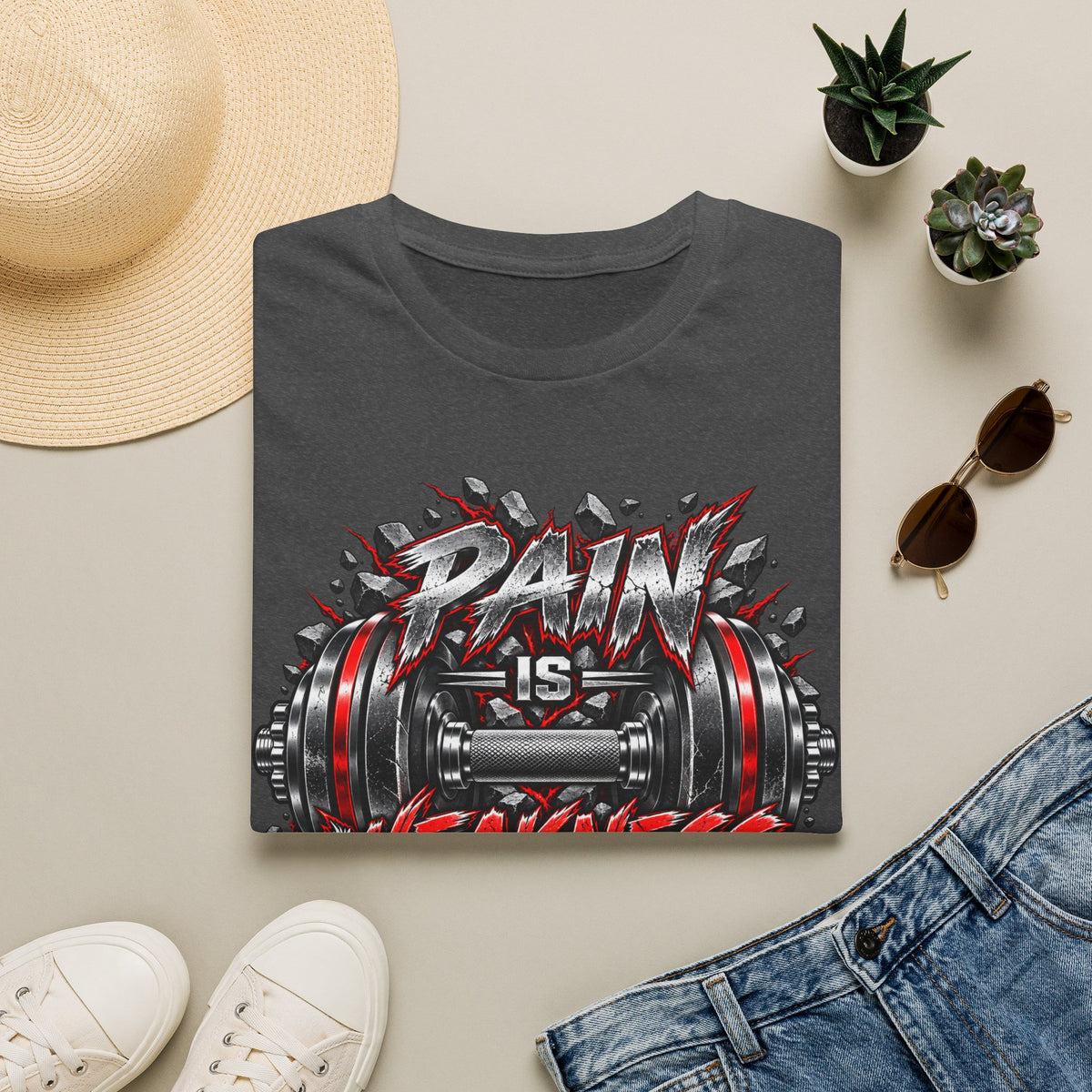 Pain Is Weakness Leaving The Body Gym T-Shirt