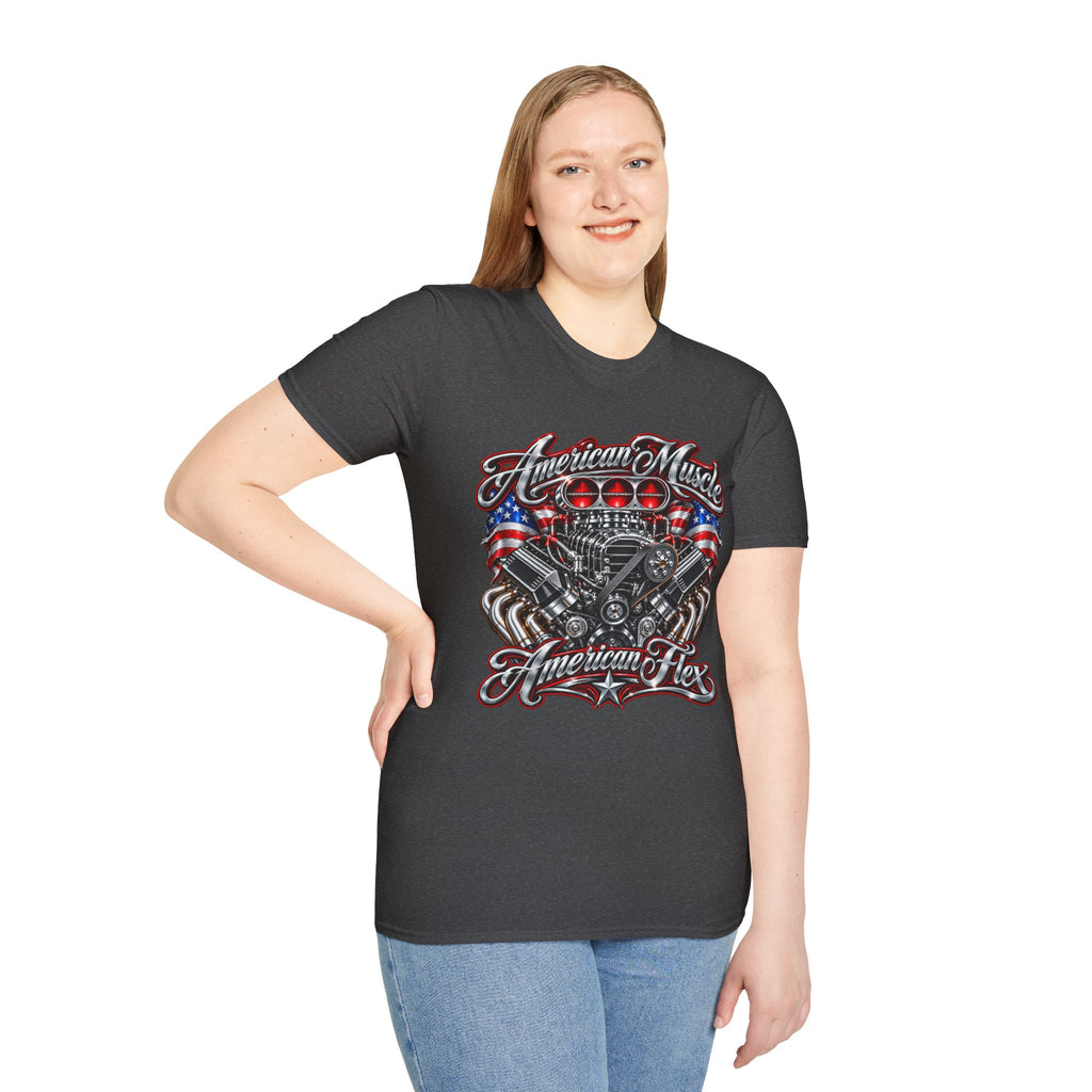 American Muscle Engine Graphic Tee