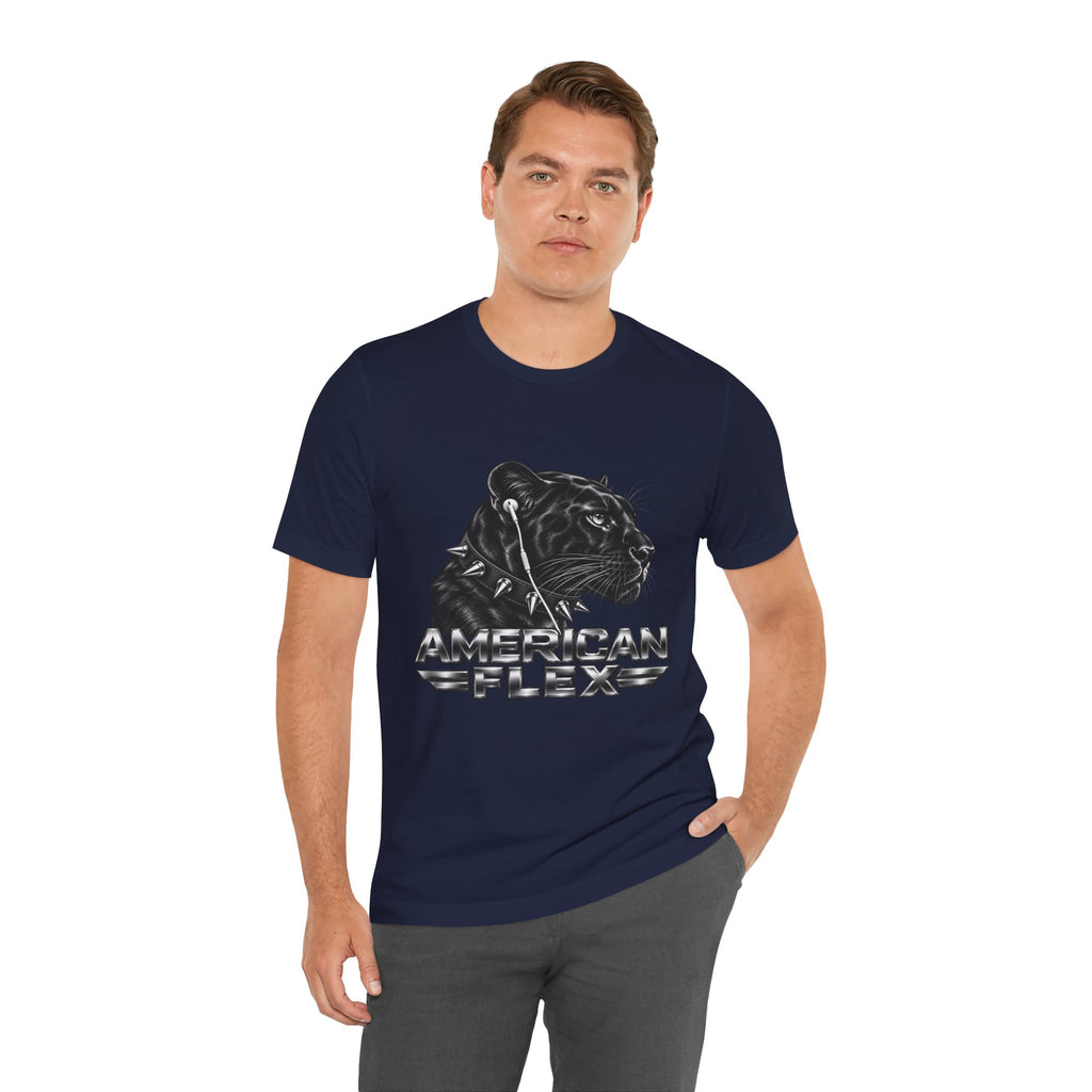 American Flex Panther Tee — Retro Logo Graphic T-Shirt