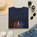 American Flex v2 T-Shirt — Patriotic Disco Graphic Tee