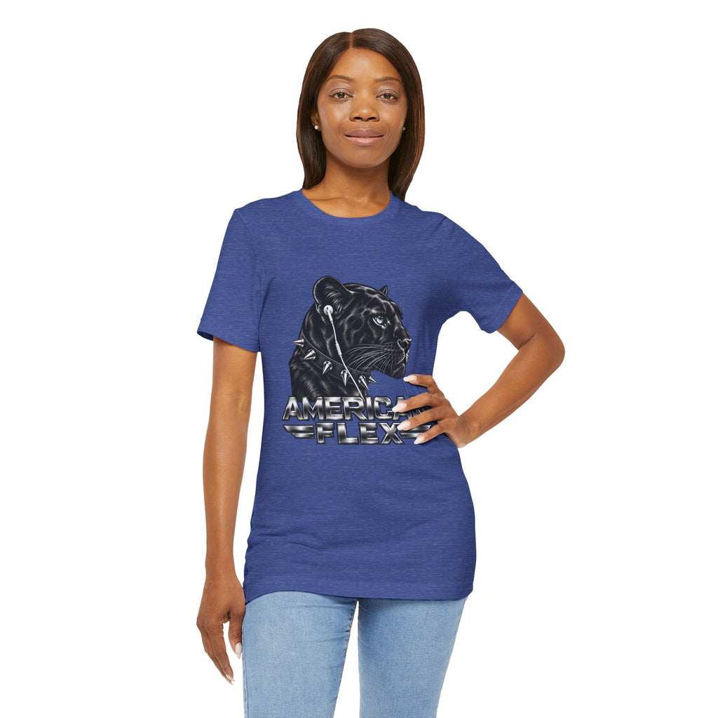 American Flex Panther Tee — Retro Logo Graphic T-Shirt