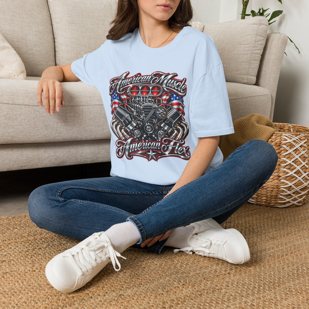 American Muscle Engine Graphic Tee