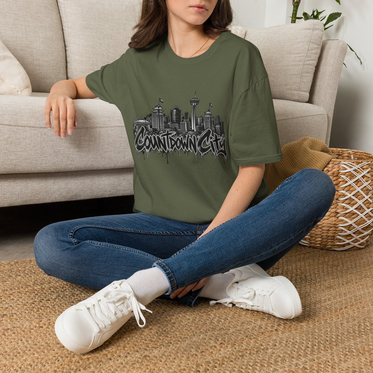 "Countdown City" San Antonio Skyline Graphic Tee
