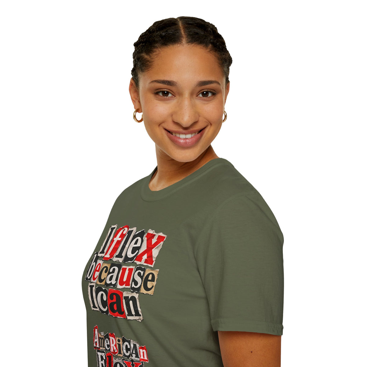"I Flex Because I Can" American Flex Graphic Tee