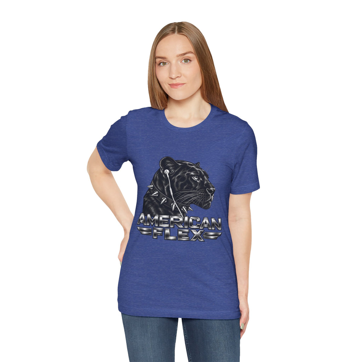 American Flex Panther Tee — Retro Logo Graphic T-Shirt