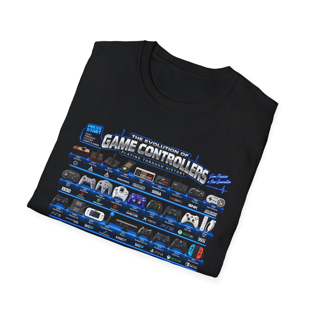 'Gamer 4 Life' Graphic Tee - Game Controllers Evolution