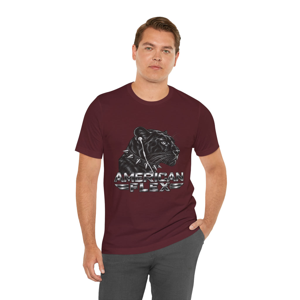 American Flex Panther Tee — Retro Logo Graphic T-Shirt