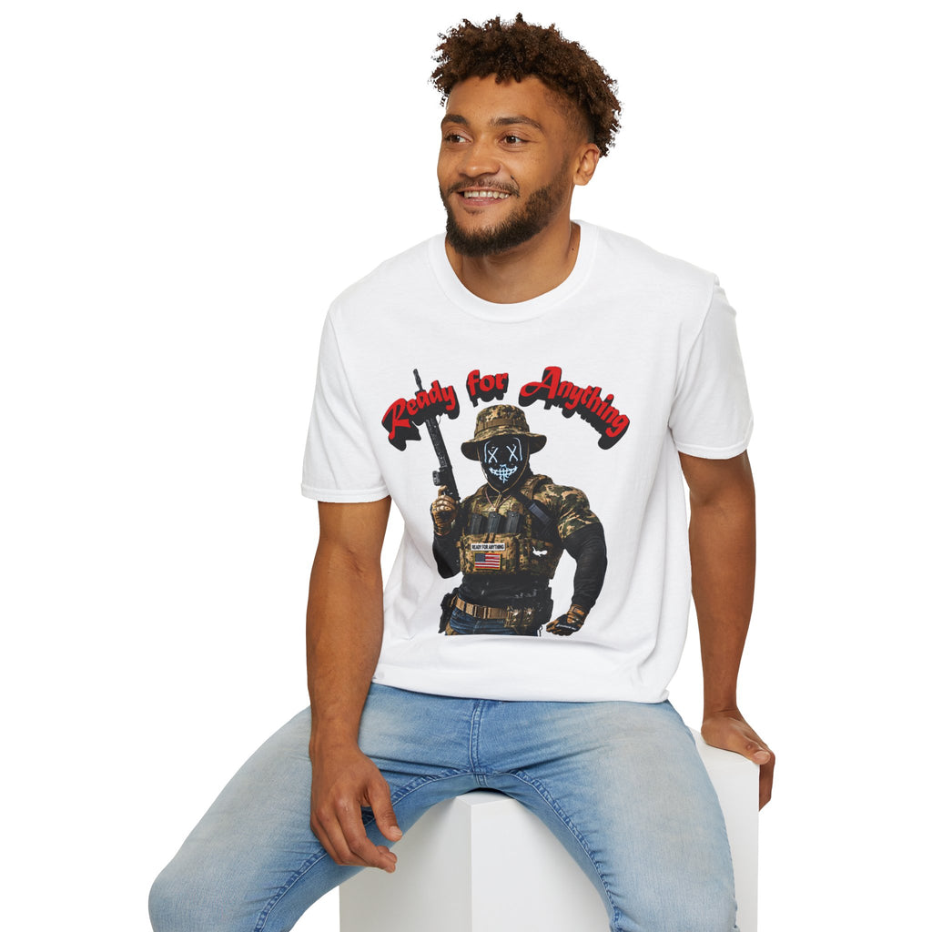 "Ready For Anything" Tactical Soldier Graphic Tee