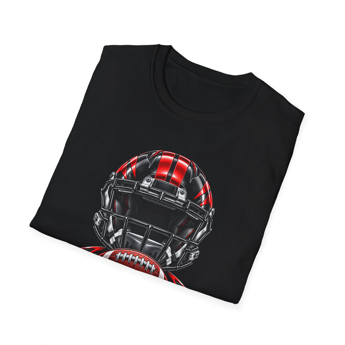 Football Any Day T-Shirt — Helmet Graphic Tee for Football Fans