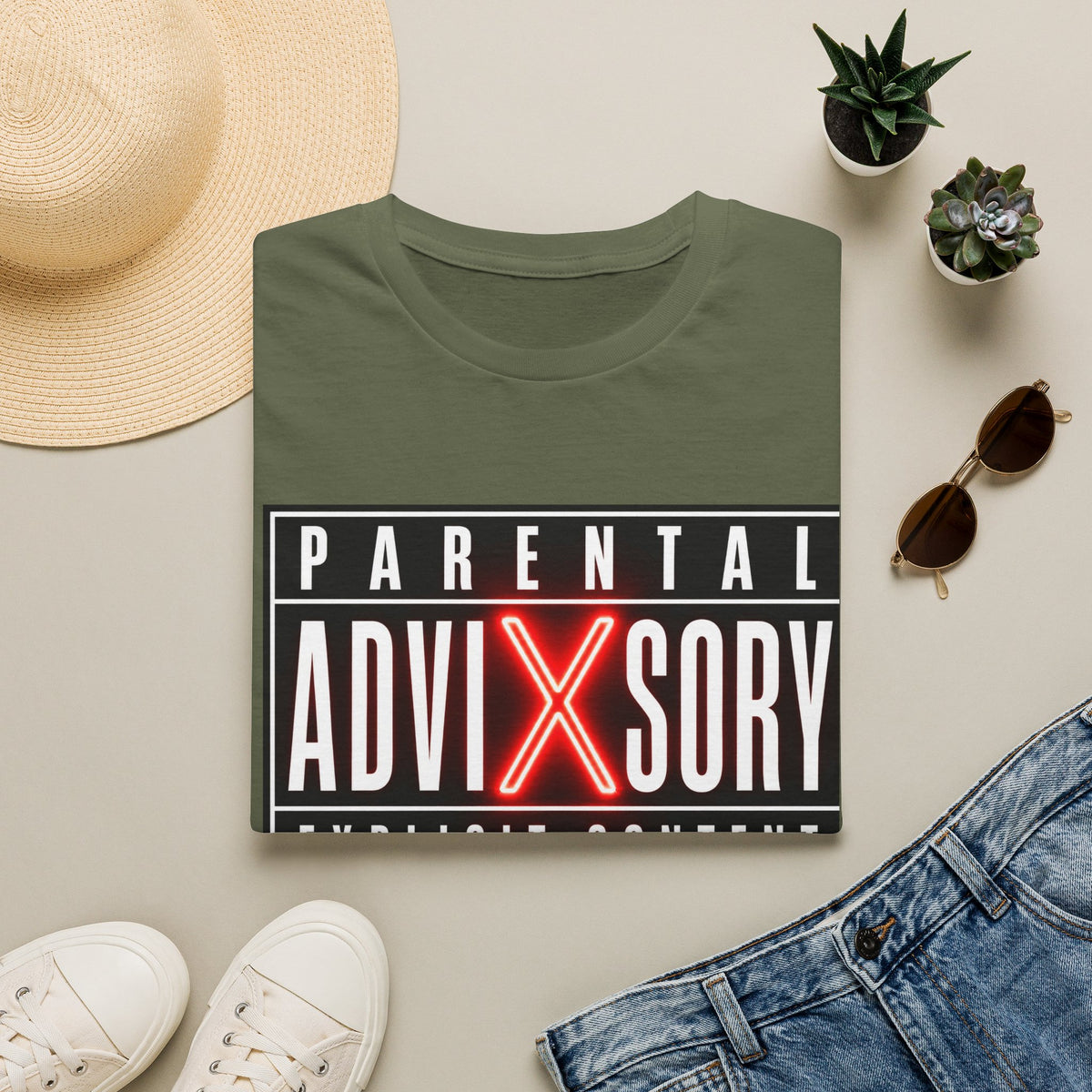 Parental Advisory Graphic T-Shirt
