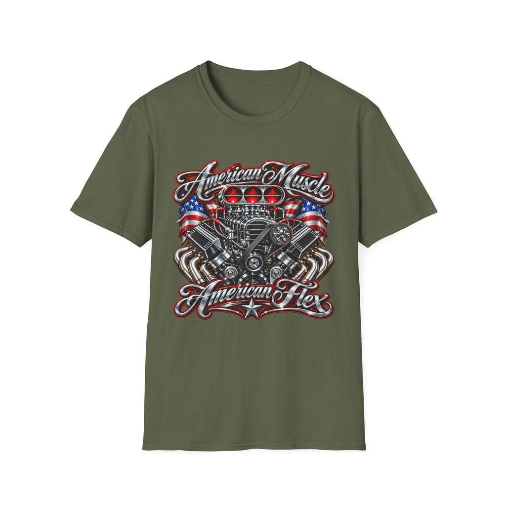 American Muscle Engine Graphic Tee