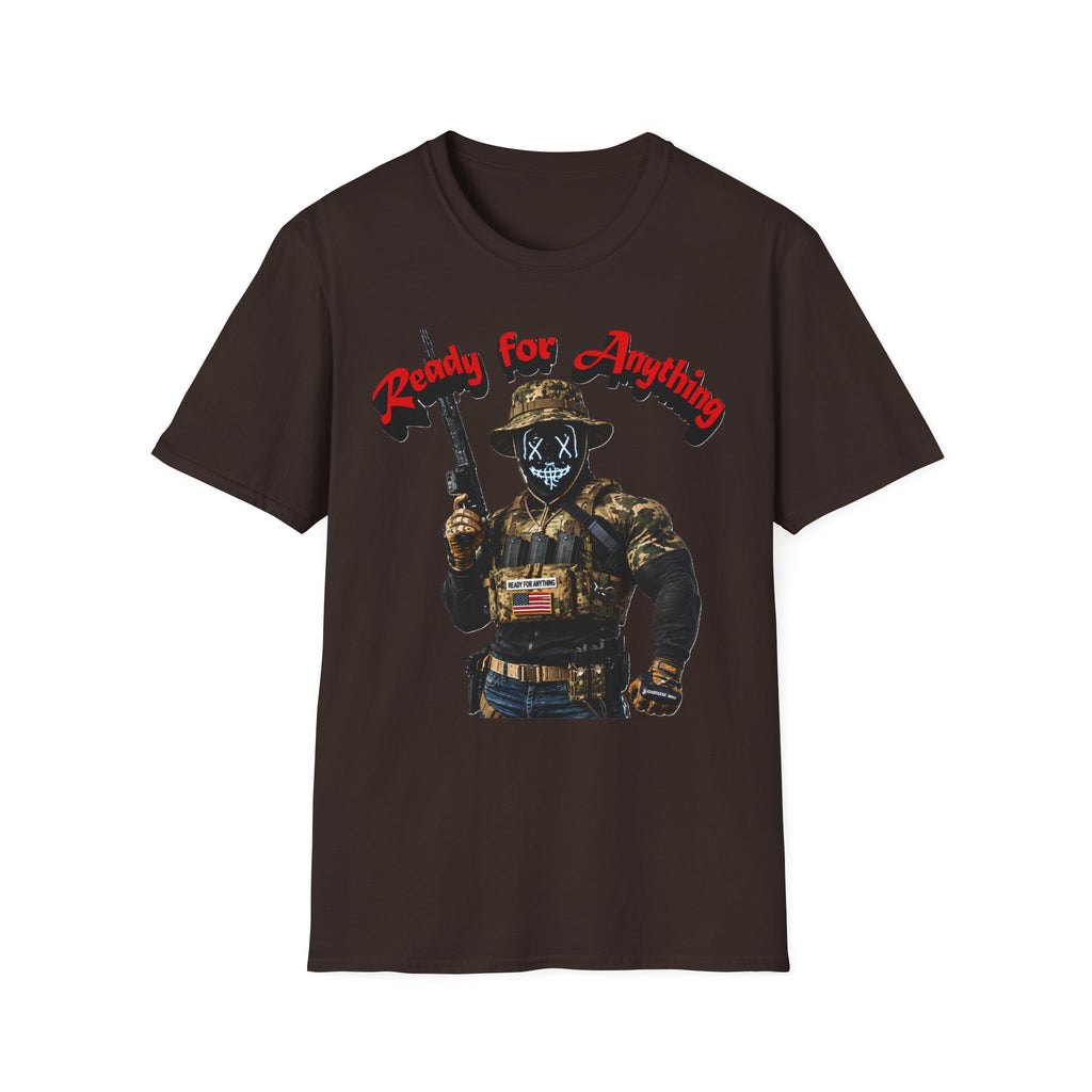 "Ready For Anything" Tactical Soldier Graphic Tee