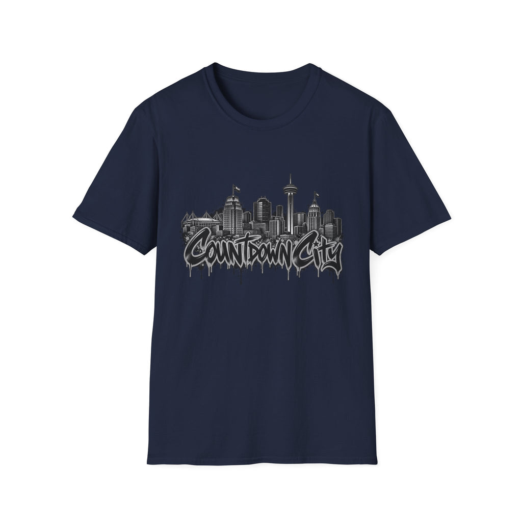 "Countdown City" San Antonio Skyline Graphic Tee
