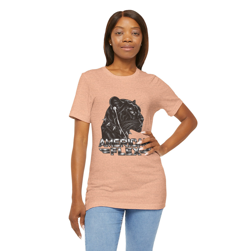 American Flex Panther Tee — Retro Logo Graphic T-Shirt