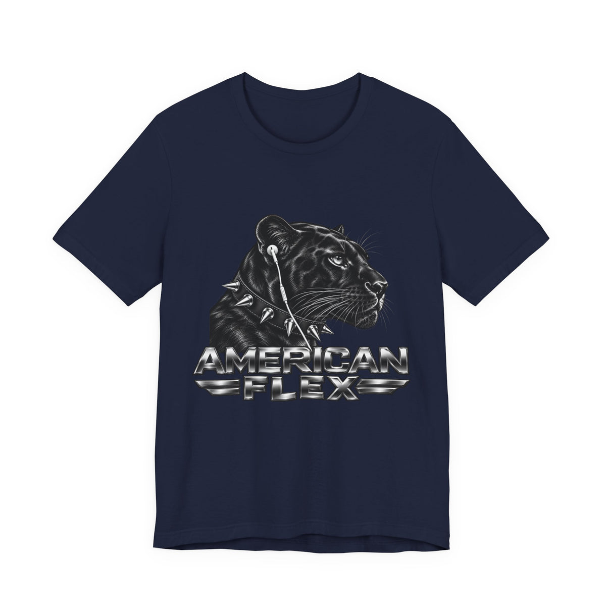 American Flex Panther Tee — Retro Logo Graphic T-Shirt