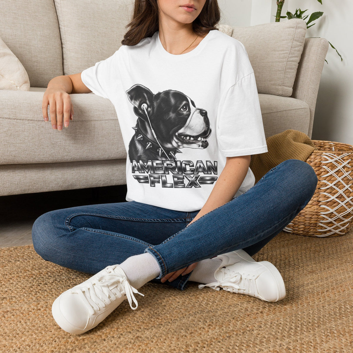 American Bully T-Shirt — Vintage Black & White