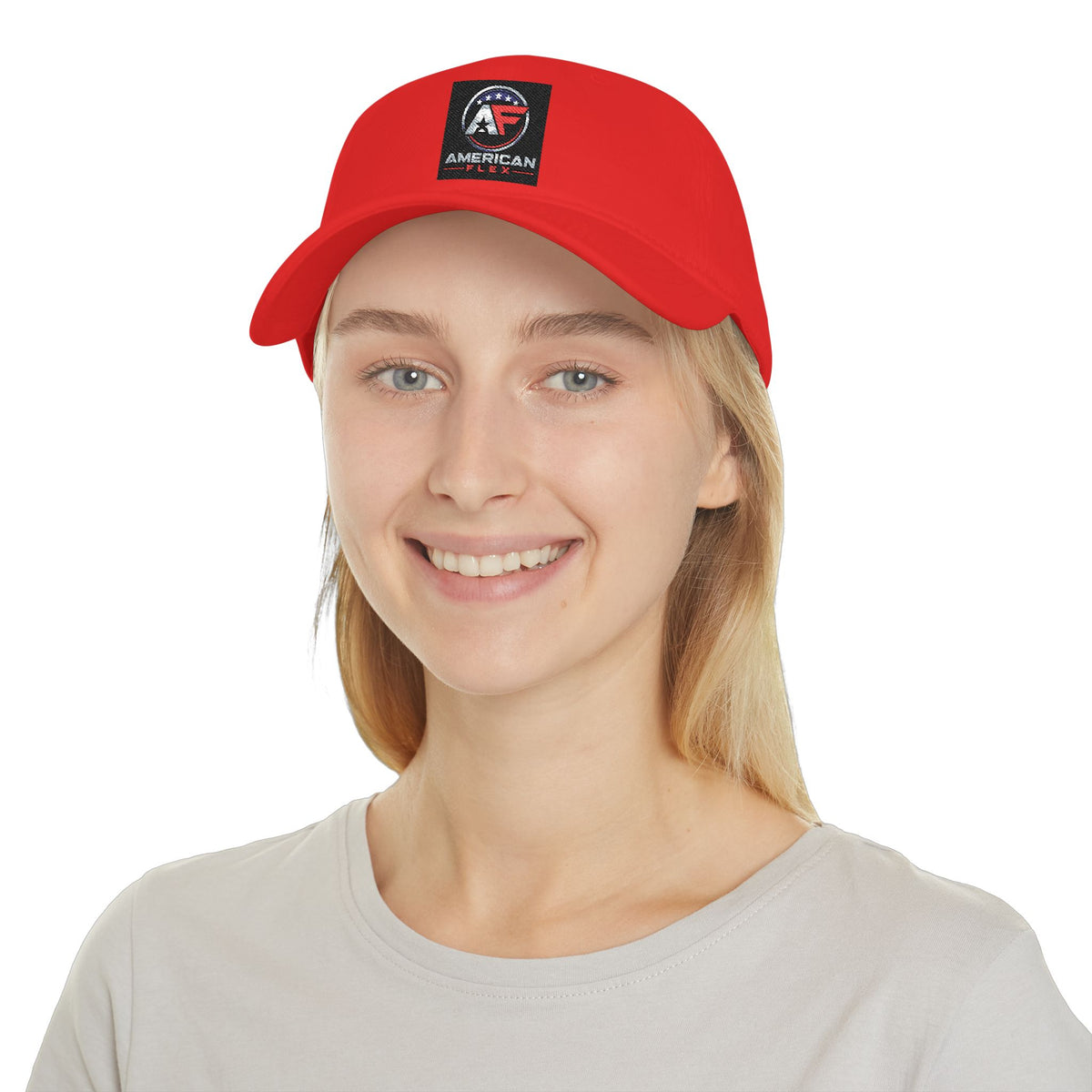 American AF Logo Cap — Patriotic Low Profile