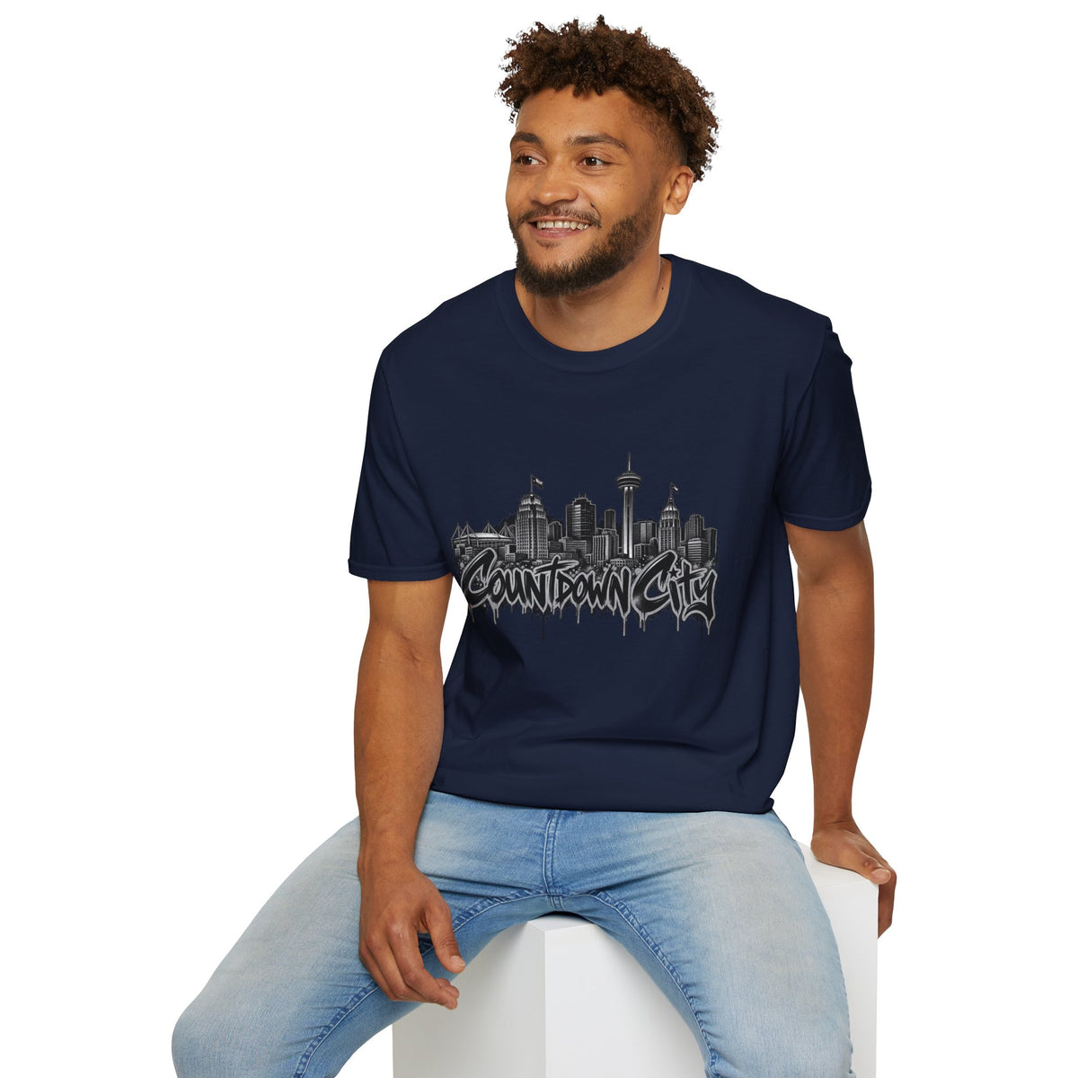 "Countdown City" San Antonio Skyline Graphic Tee