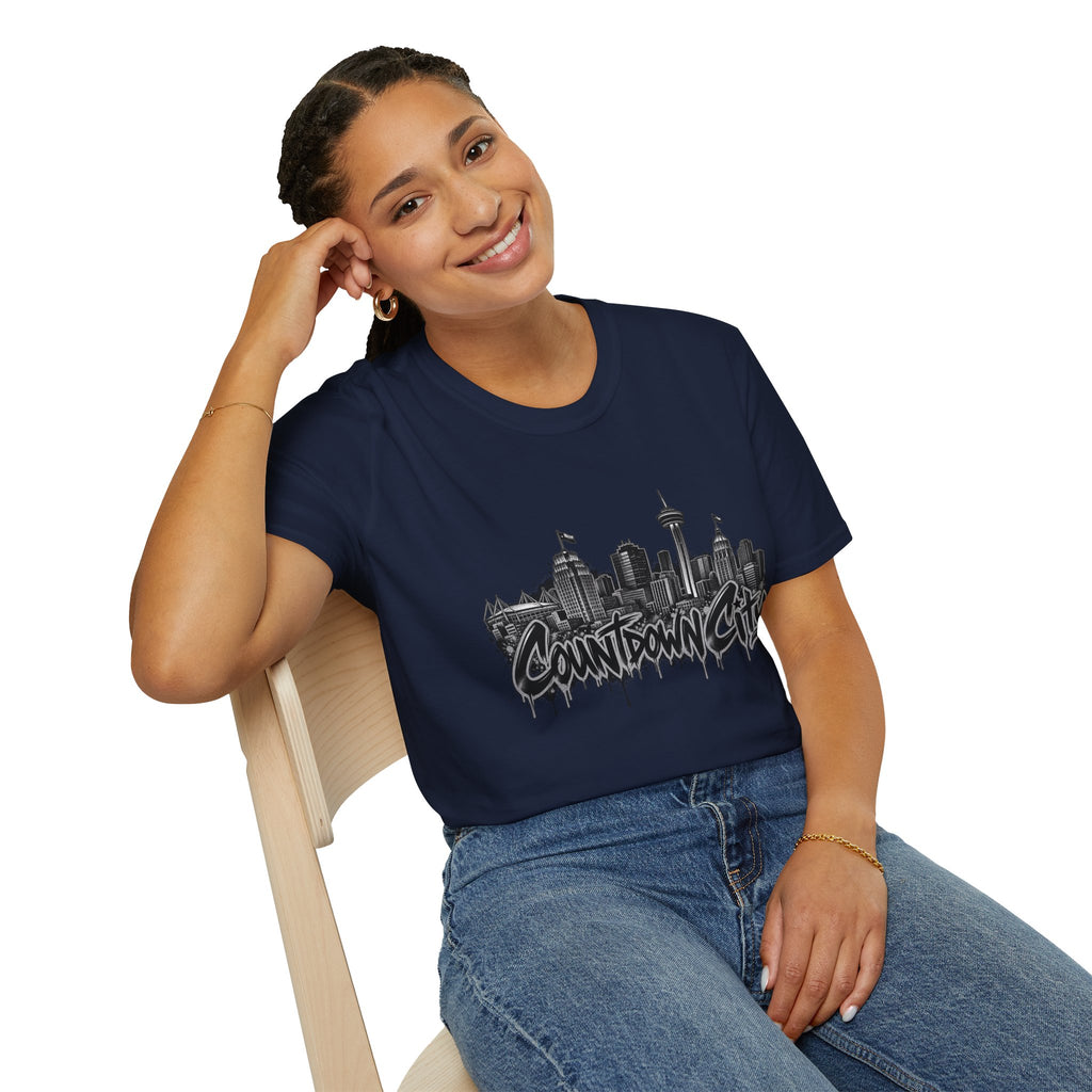 "Countdown City" San Antonio Skyline Graphic Tee