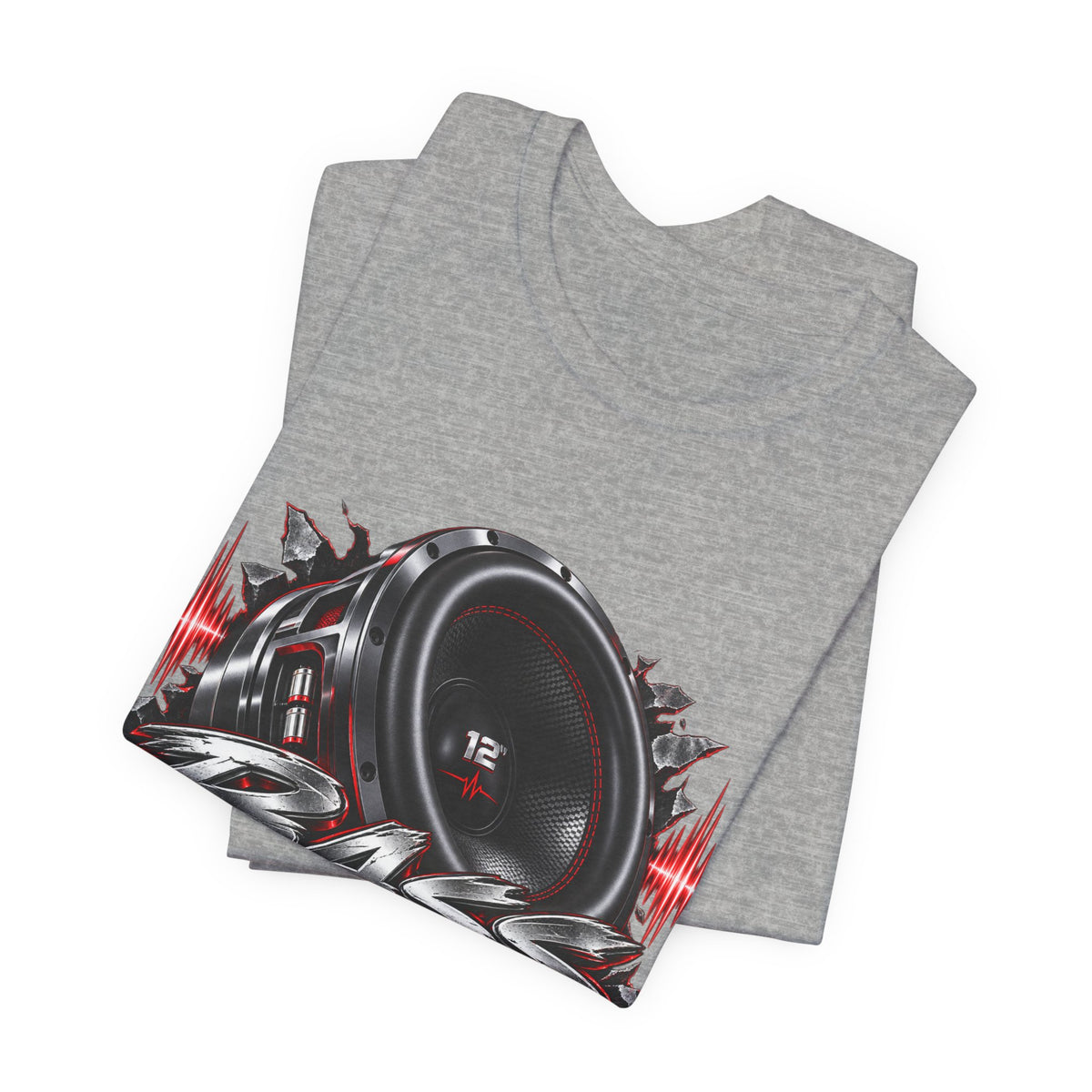 Bass Flex T-Shirt – Car Audio Subwoofer Graphic Tee