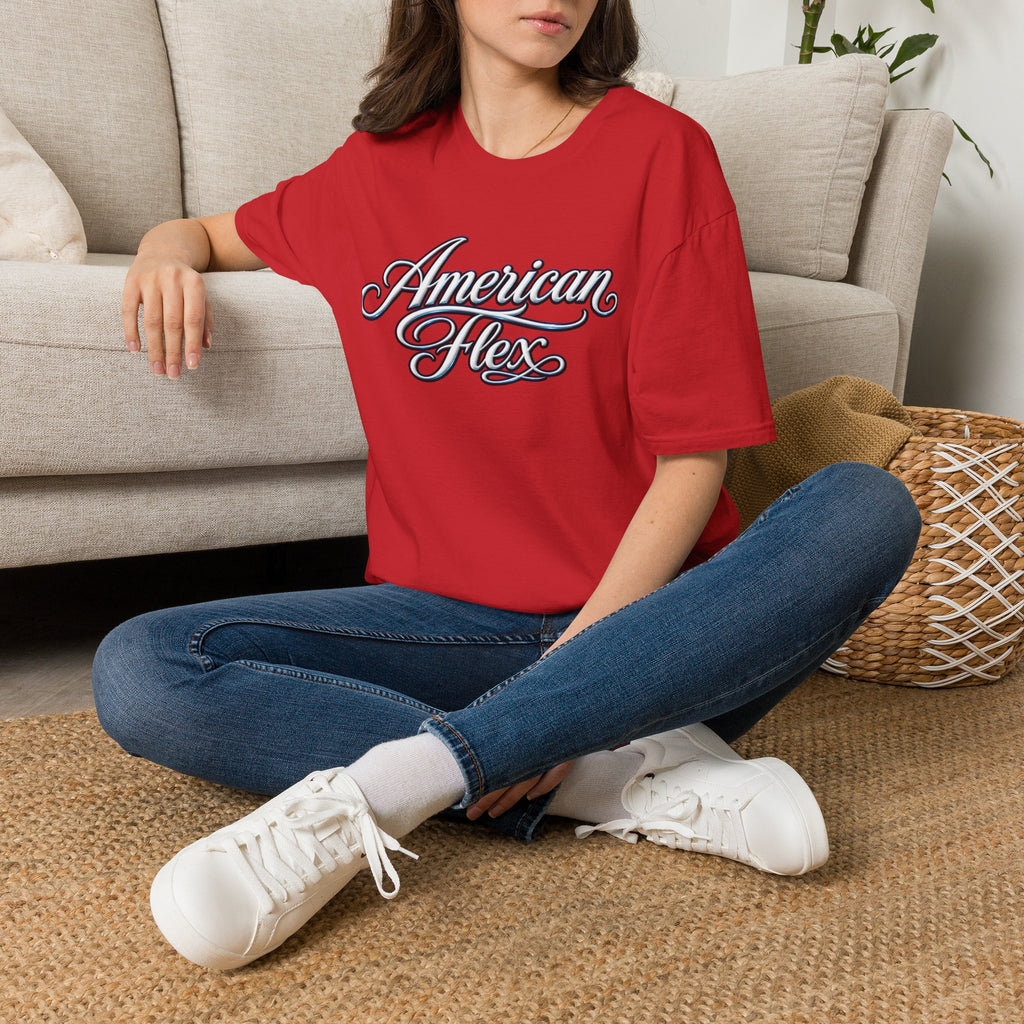 "American Flex" Script T‑Shirt