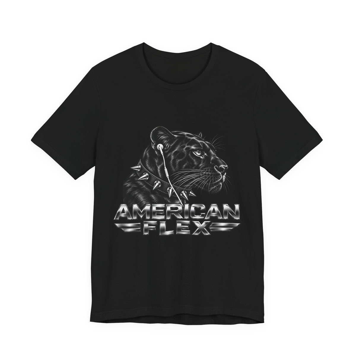 American Flex Panther Tee — Retro Logo Graphic T-Shirt