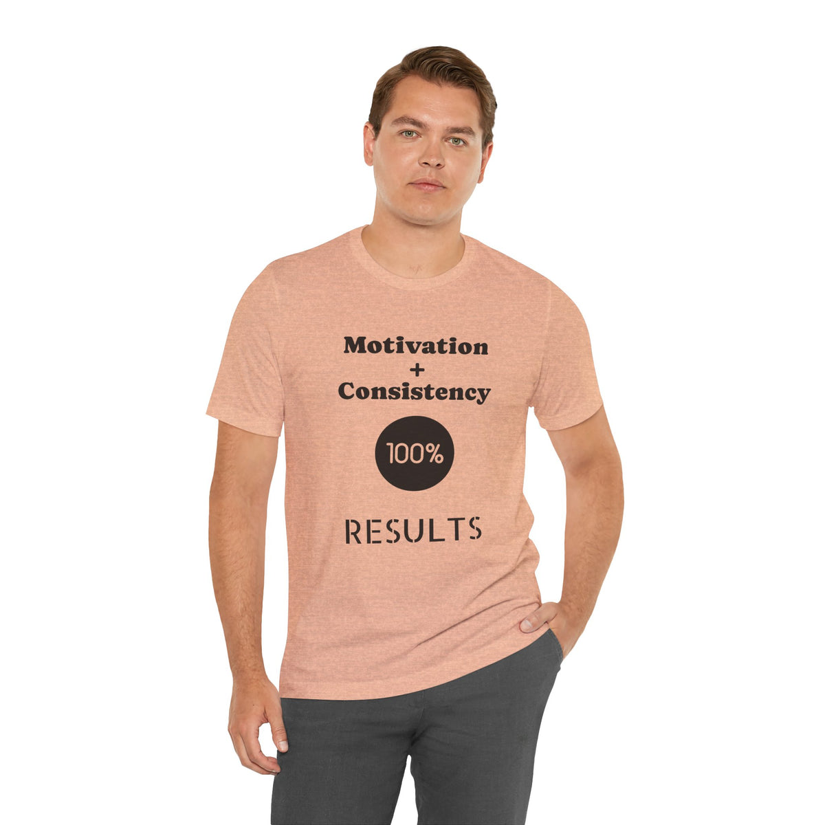 Motivation + Consistency 100% Results T-Shirt