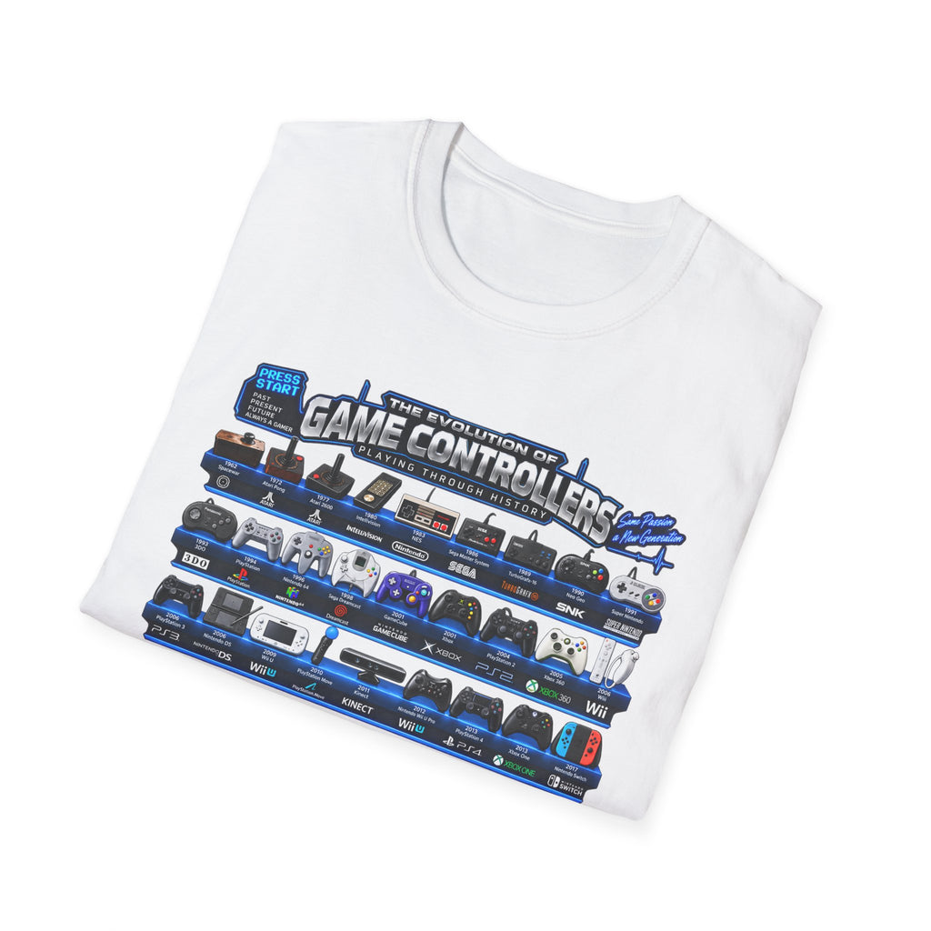 'Gamer 4 Life' Graphic Tee - Game Controllers Evolution