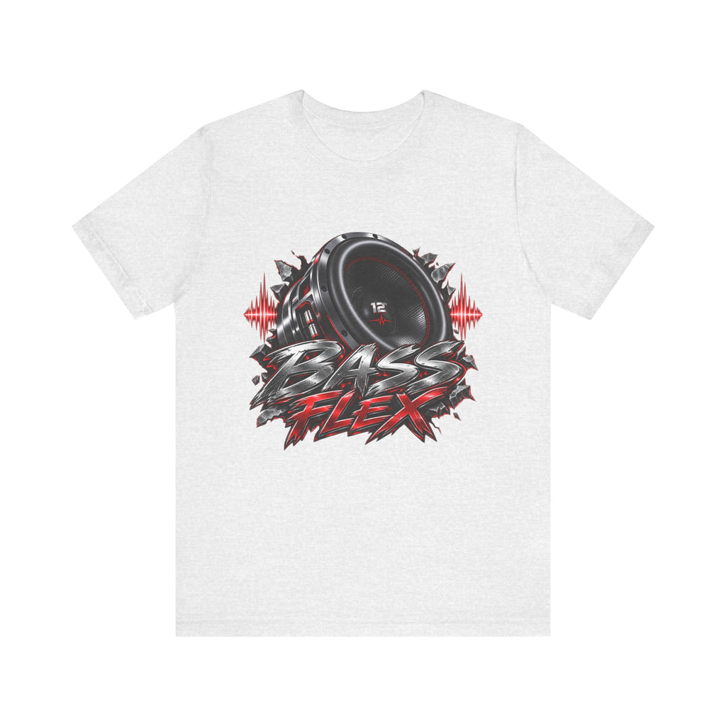 Bass Flex T-Shirt – Car Audio Subwoofer Graphic Tee