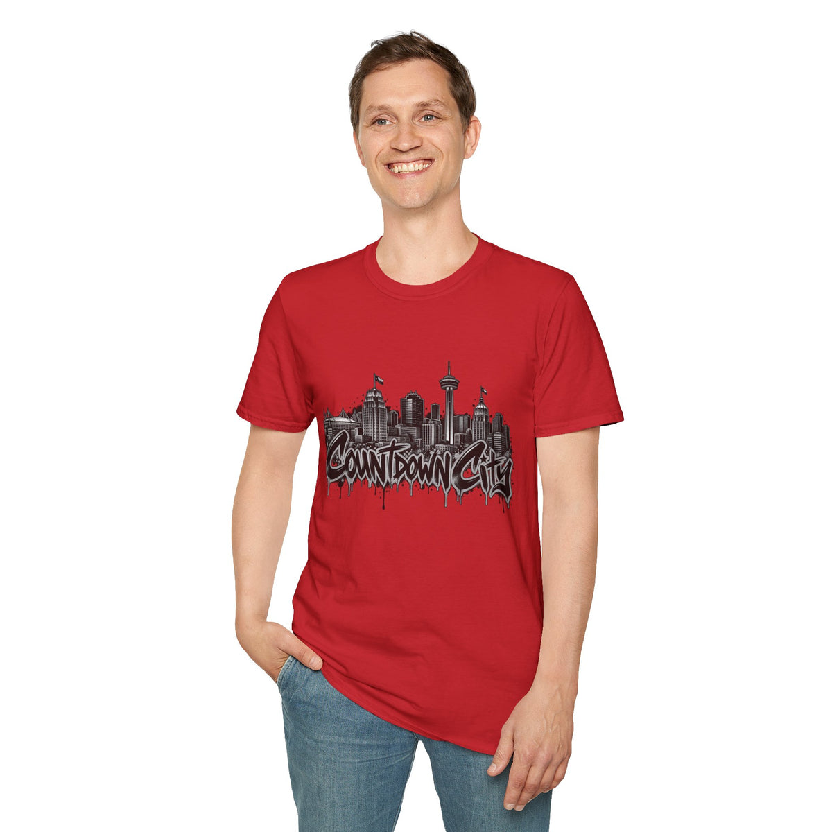 "Countdown City" San Antonio Skyline Graphic Tee