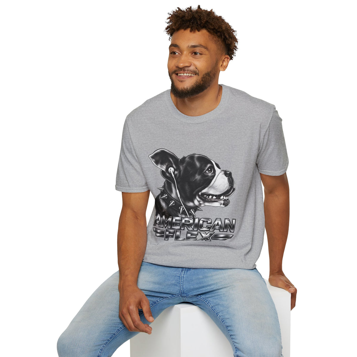 American Bully T-Shirt — Vintage Black & White