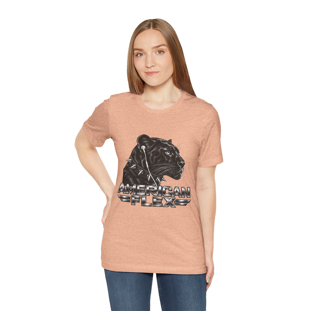 American Flex Panther Tee — Retro Logo Graphic T-Shirt