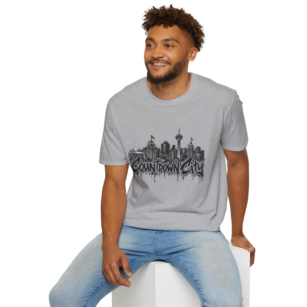 "Countdown City" San Antonio Skyline Graphic Tee