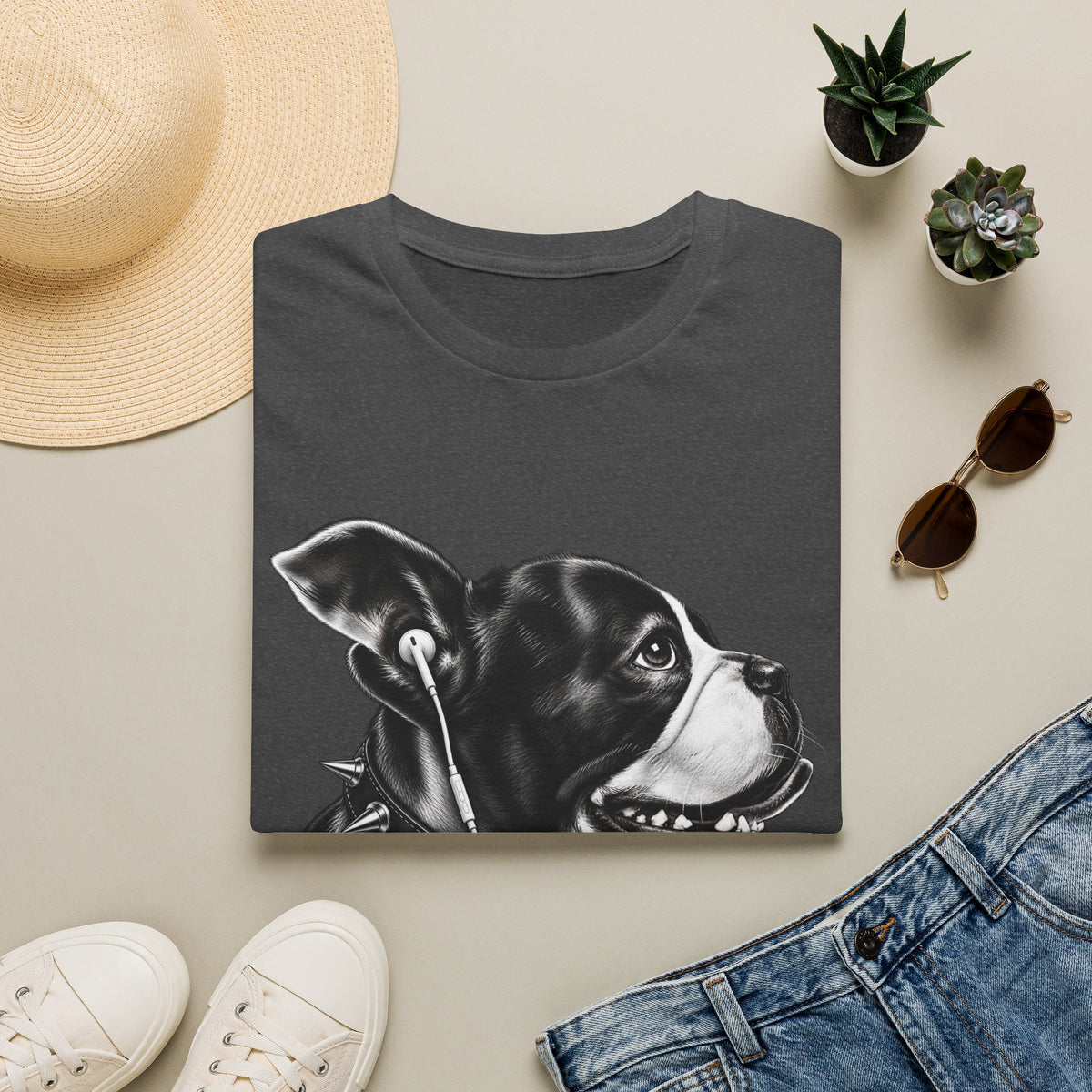 American Bully T-Shirt — Vintage Black & White