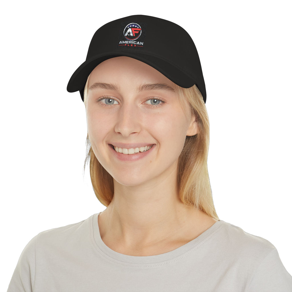 American AF Logo Cap — Patriotic Low Profile