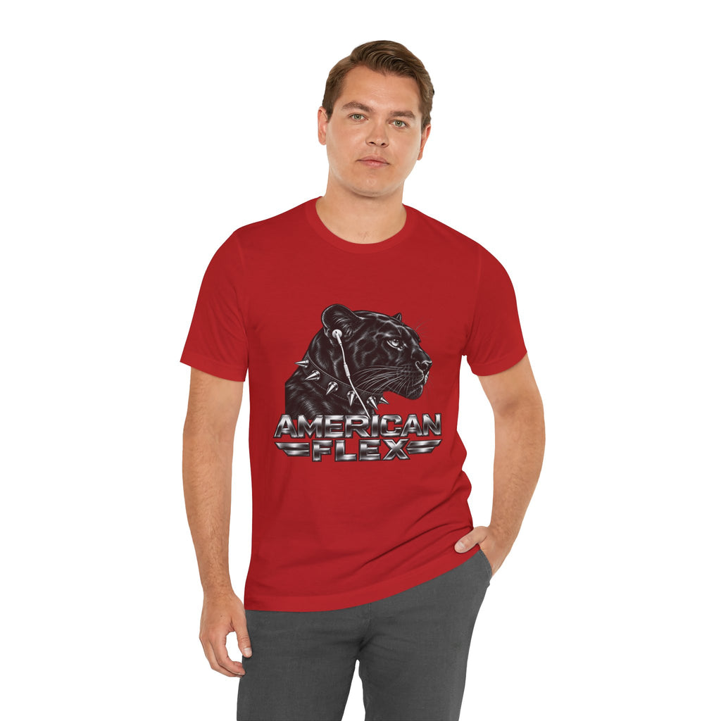 American Flex Panther Tee — Retro Logo Graphic T-Shirt