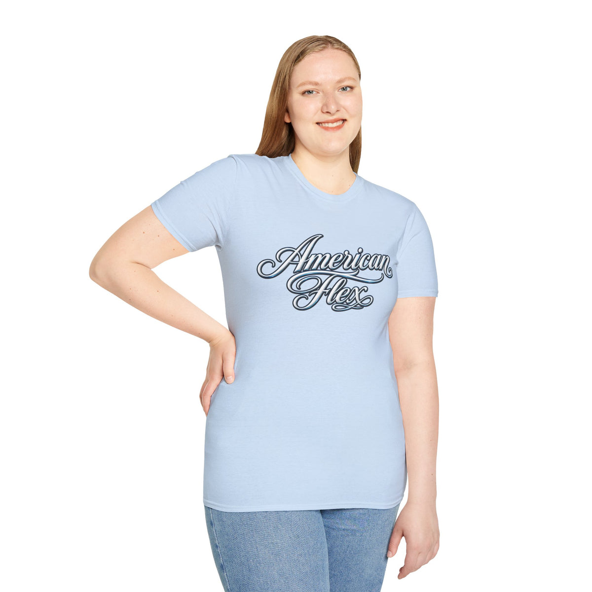 "American Flex" Script T‑Shirt