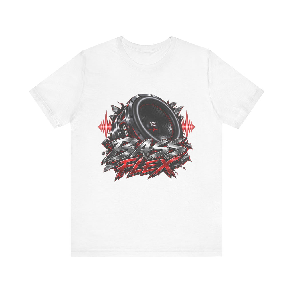 Bass Flex T-Shirt – Car Audio Subwoofer Graphic Tee