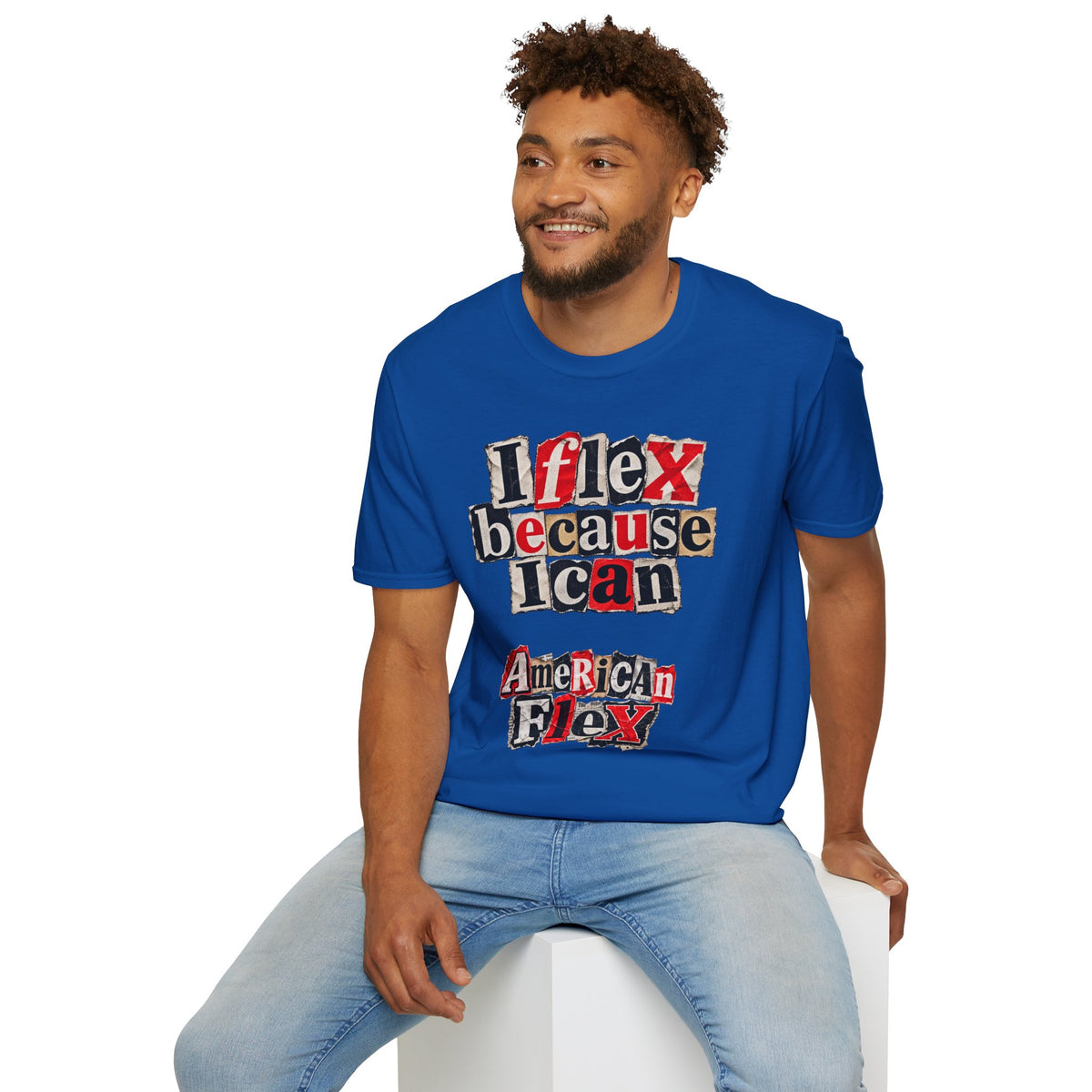 "I Flex Because I Can" American Flex Graphic Tee