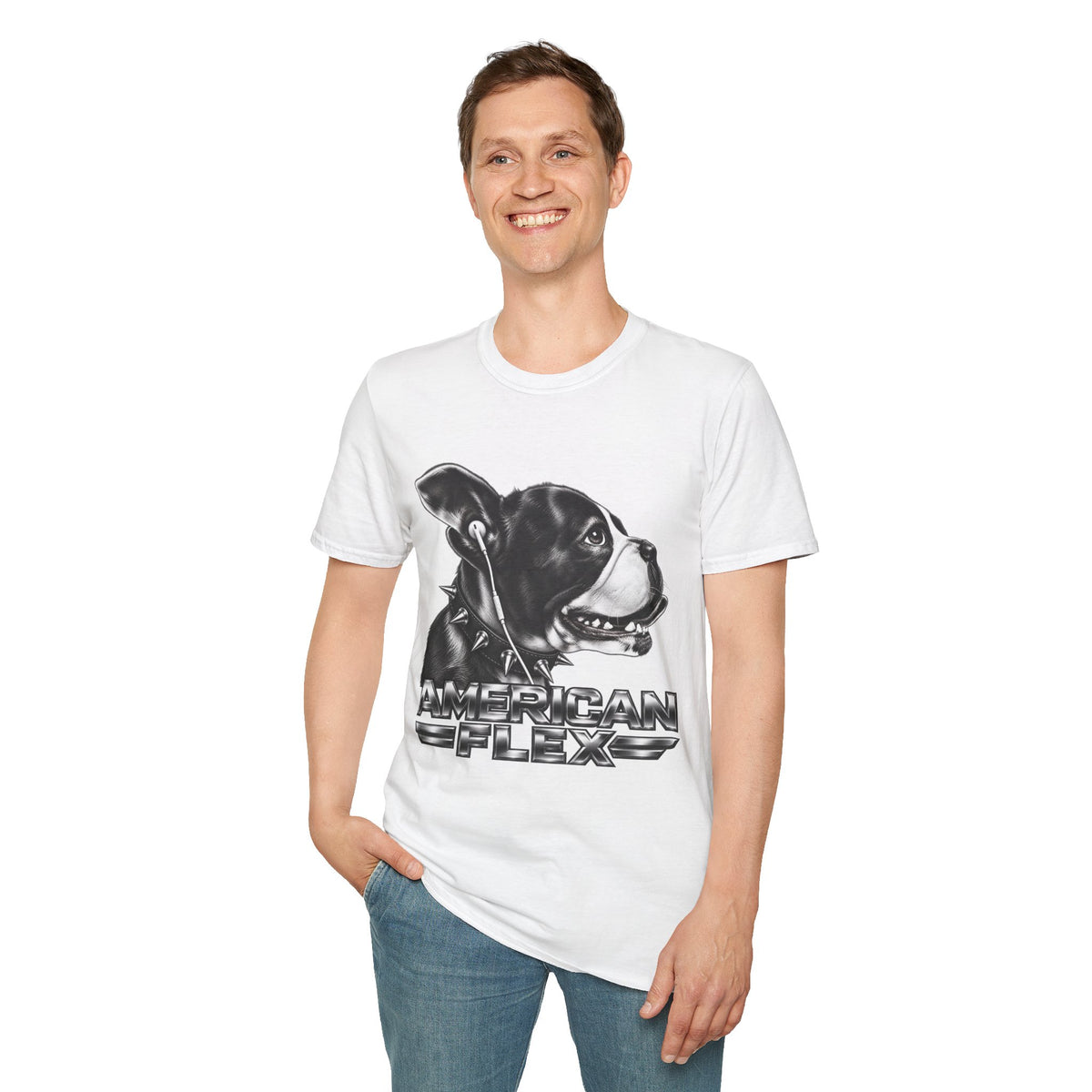 American Bully T-Shirt — Vintage Black & White