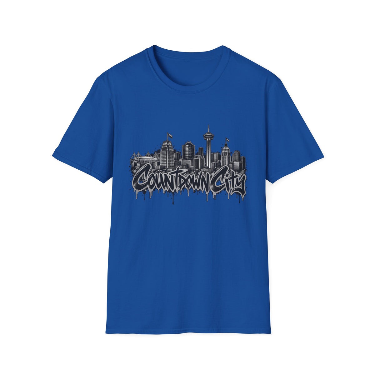 "Countdown City" San Antonio Skyline Graphic Tee