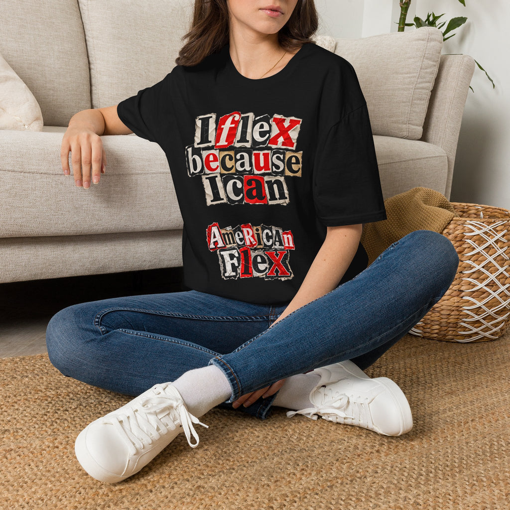 "I Flex Because I Can" American Flex Graphic Tee